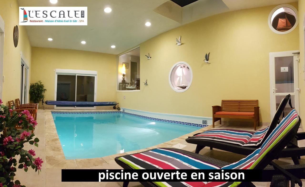L'Escale Evel Er Ger Bed and Breakfast Locquirec Eksteriør billede